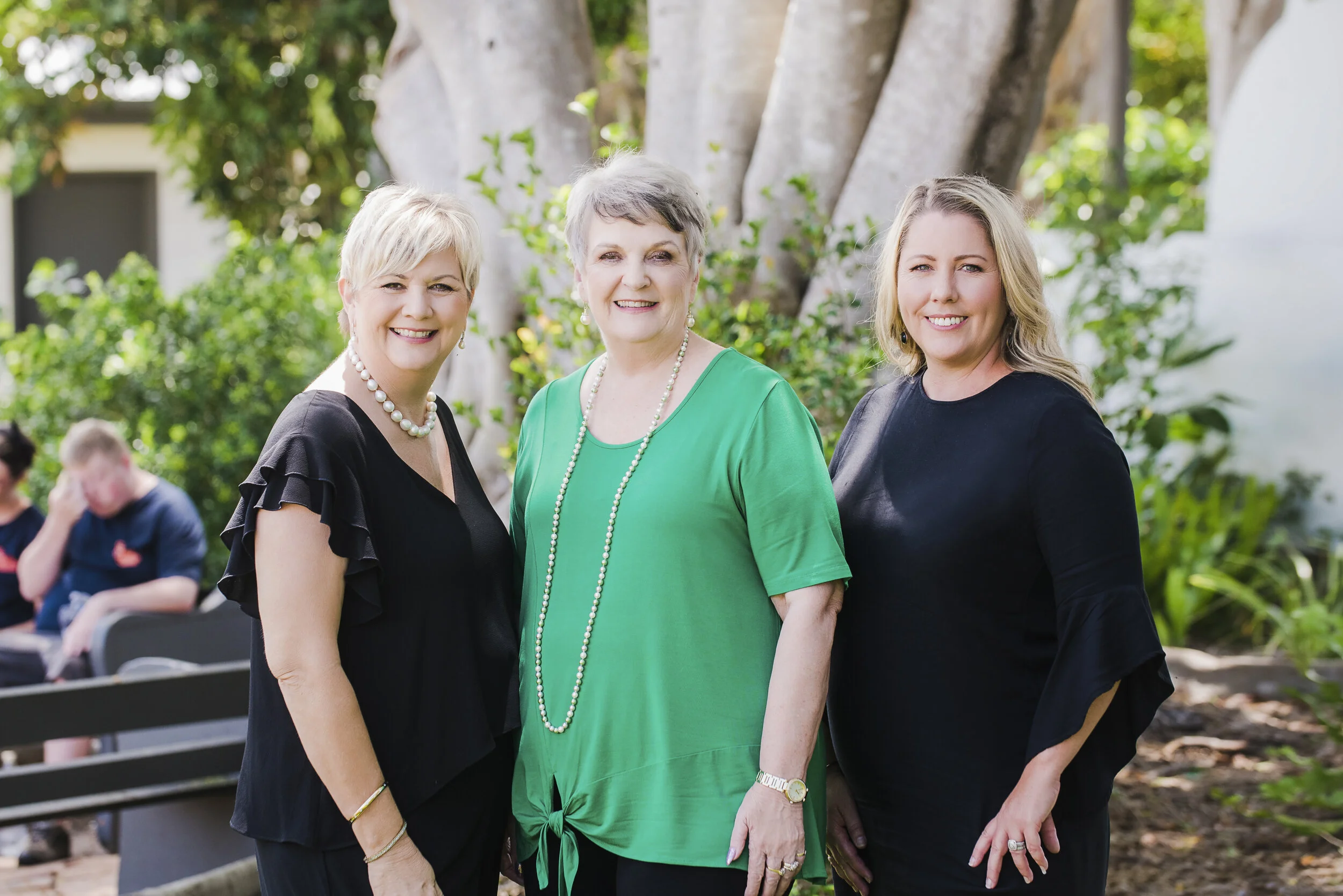 Anne Nioa, Carmel Crouch and Bec Whitehouse.