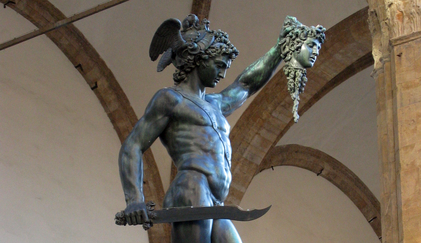 Benvenuto Cellini's 1545 bronze sculpture of Perseus