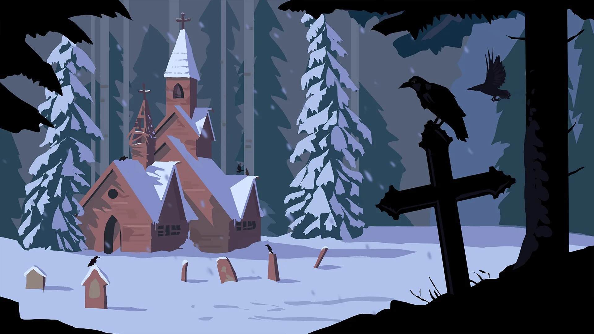 Church image flipped. Still holds up, but creates very different feel for the viewer.