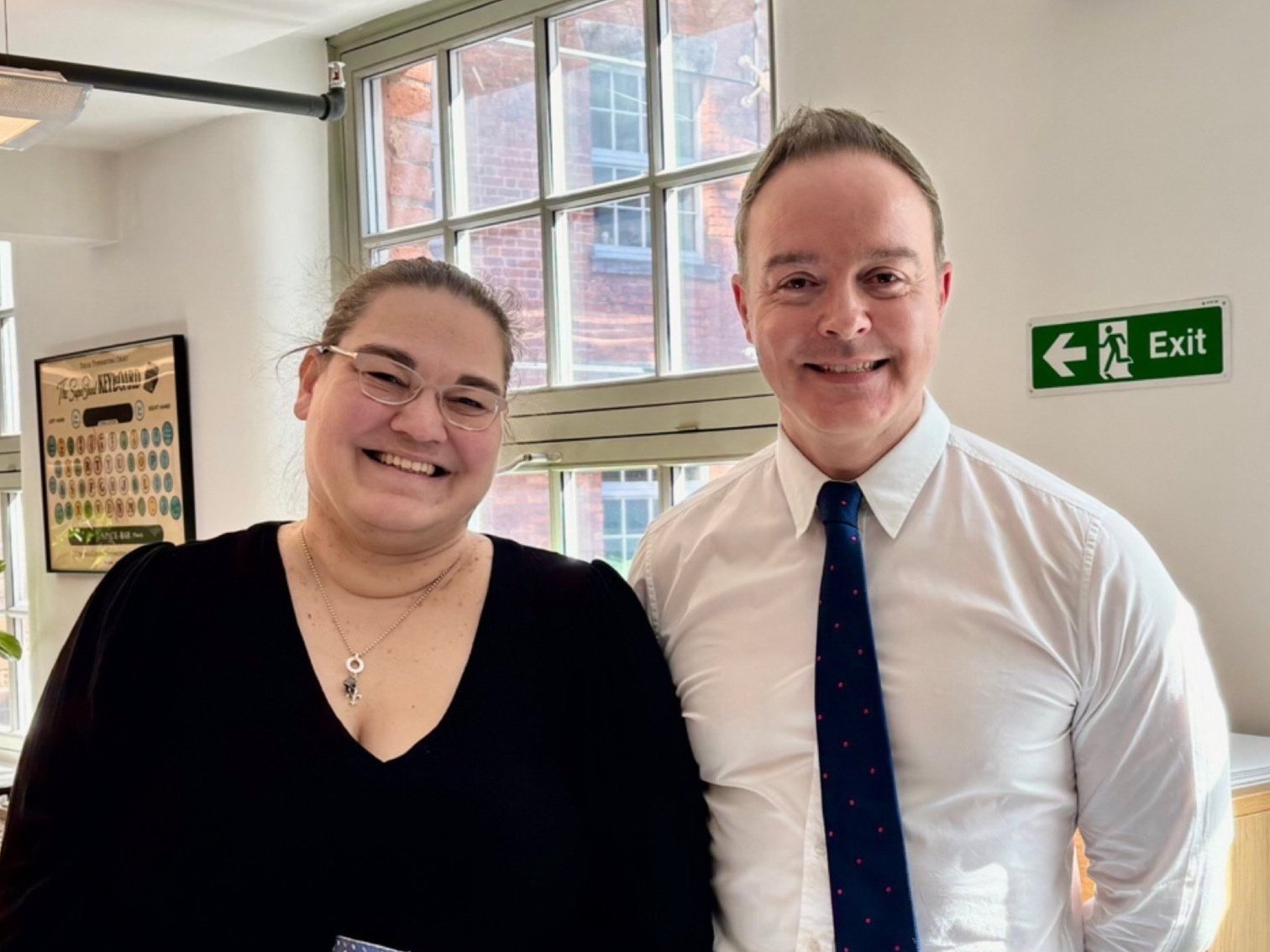 Congratulations and a 'thank you' to the boss!