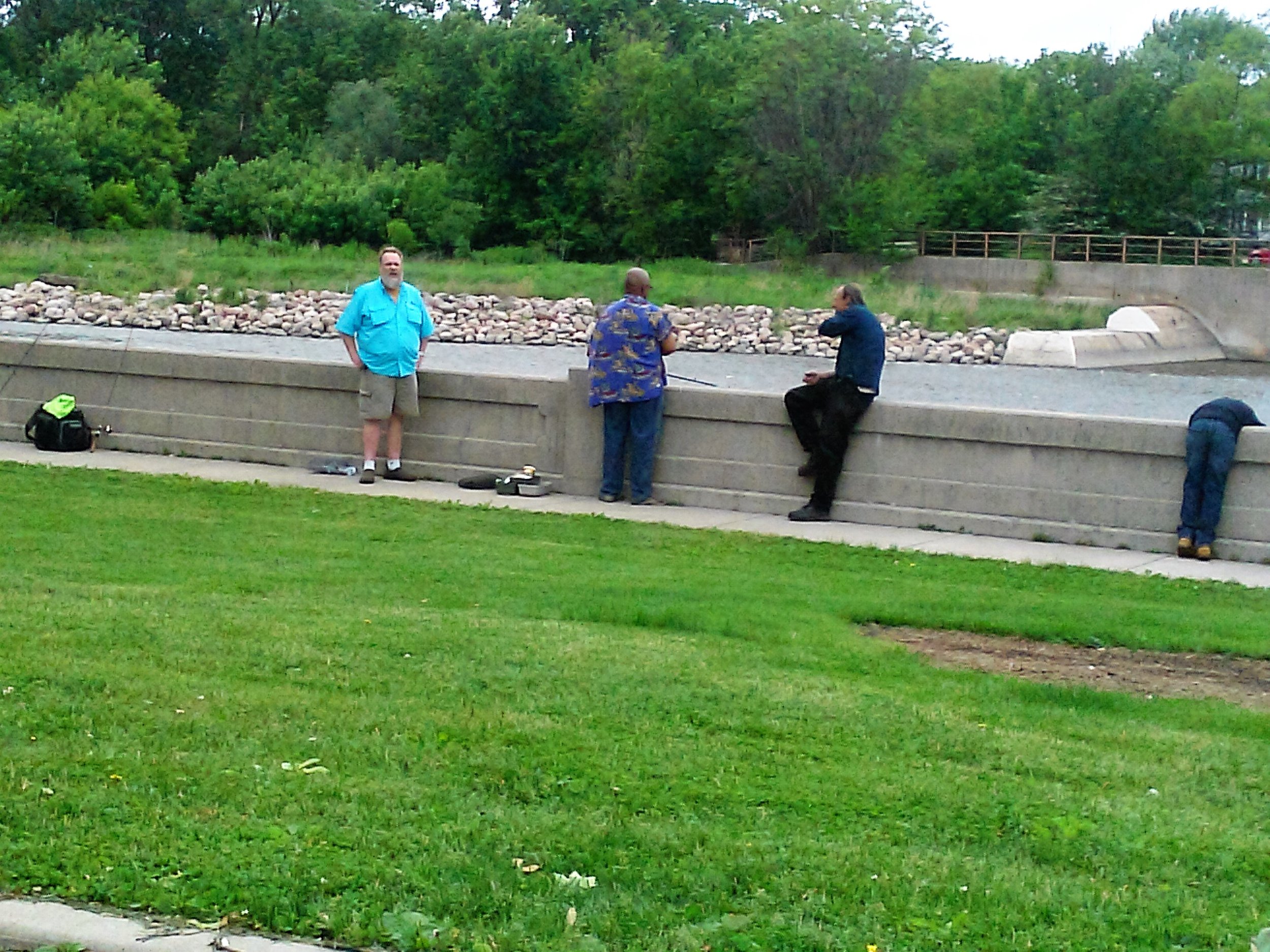From the left, John and Steve.
