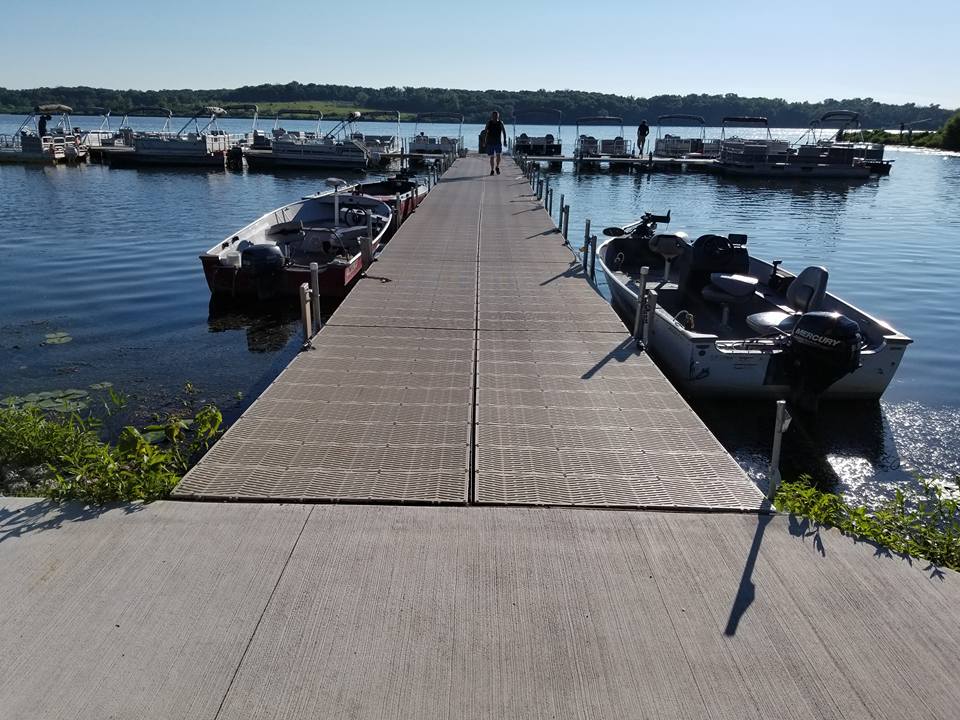 A beautiful lake, and a wonderful day.