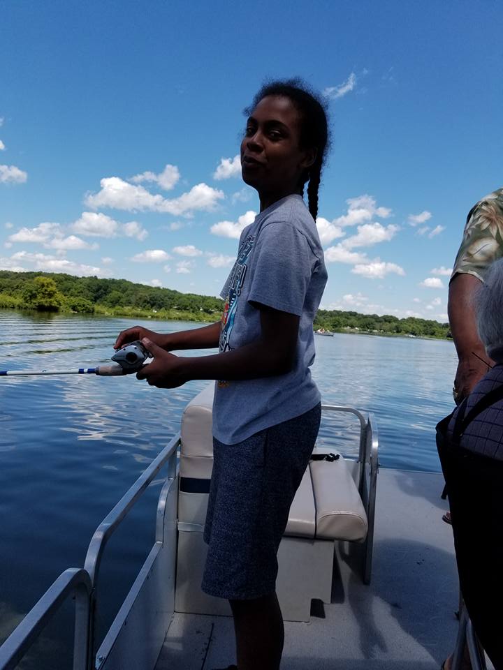 Alex - hoping to catch something big!