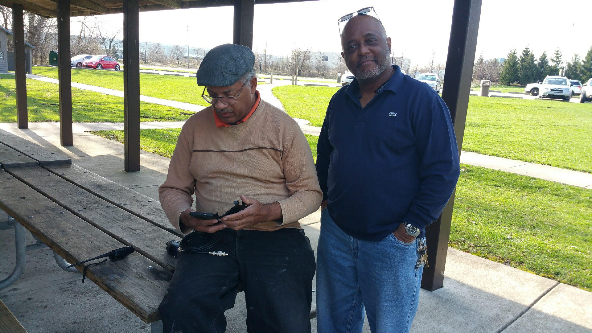 Vic Carter (K9WXV) and Steve.