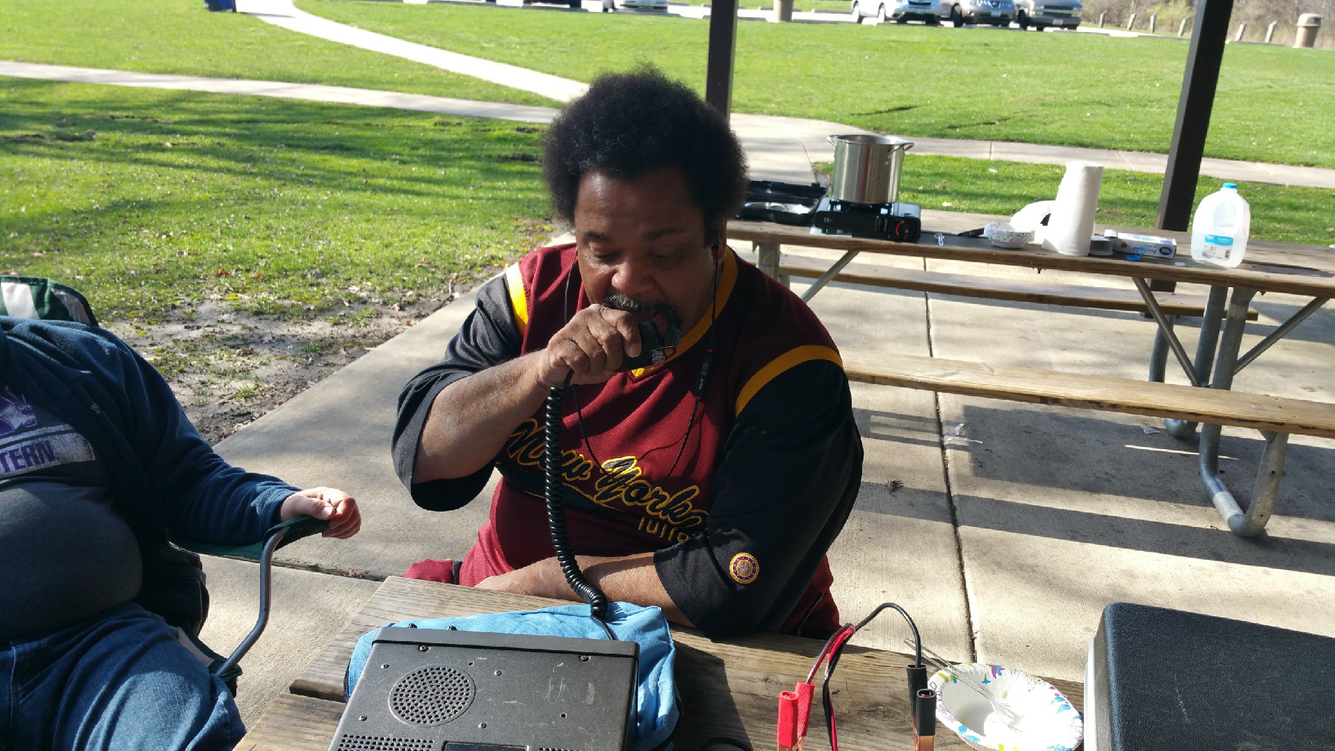 Kelvin (W9BBQ) working the bands.