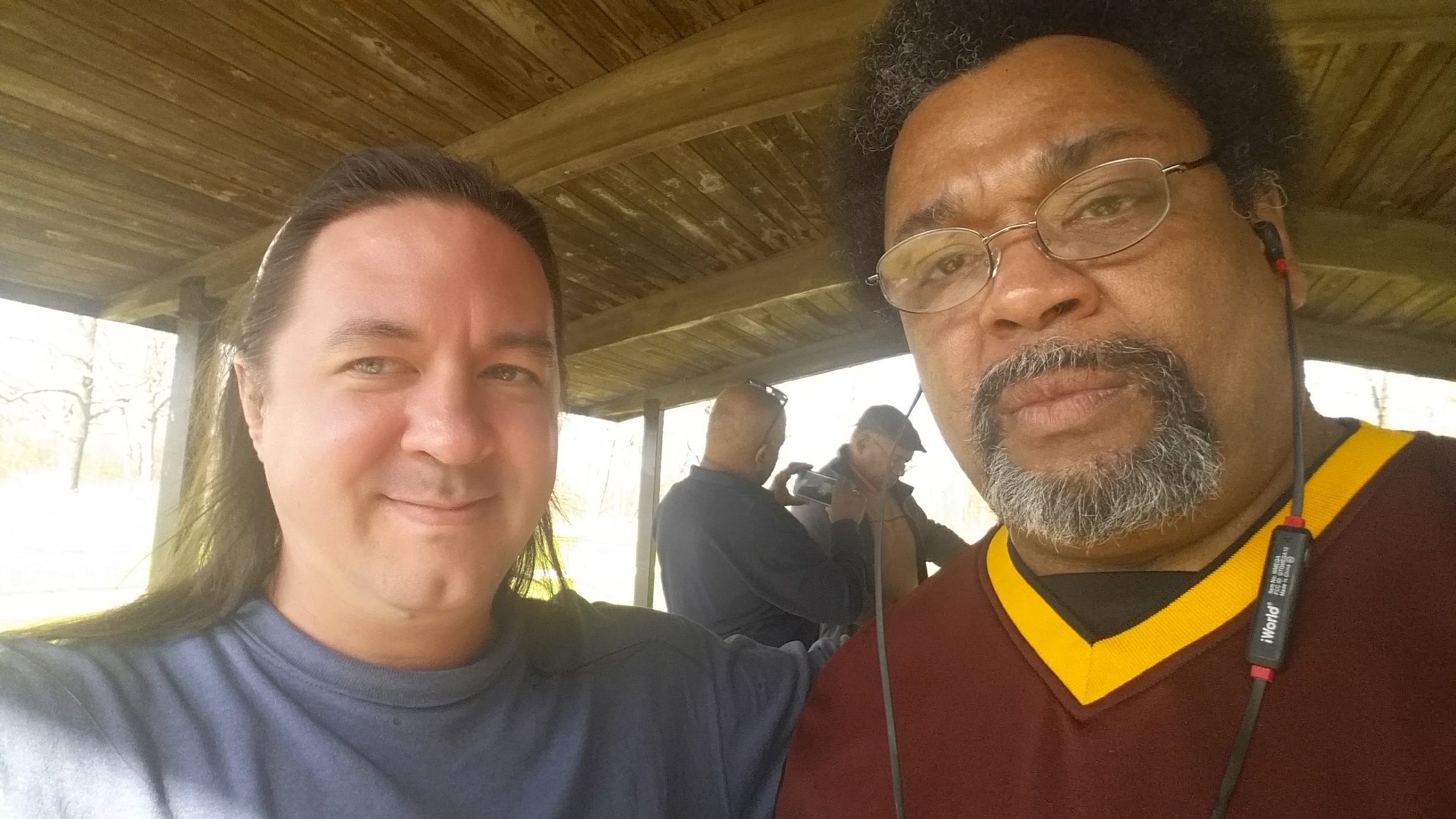 Dan (KD4AEN) and Kelvin (W9BBQ) enjoying the day.