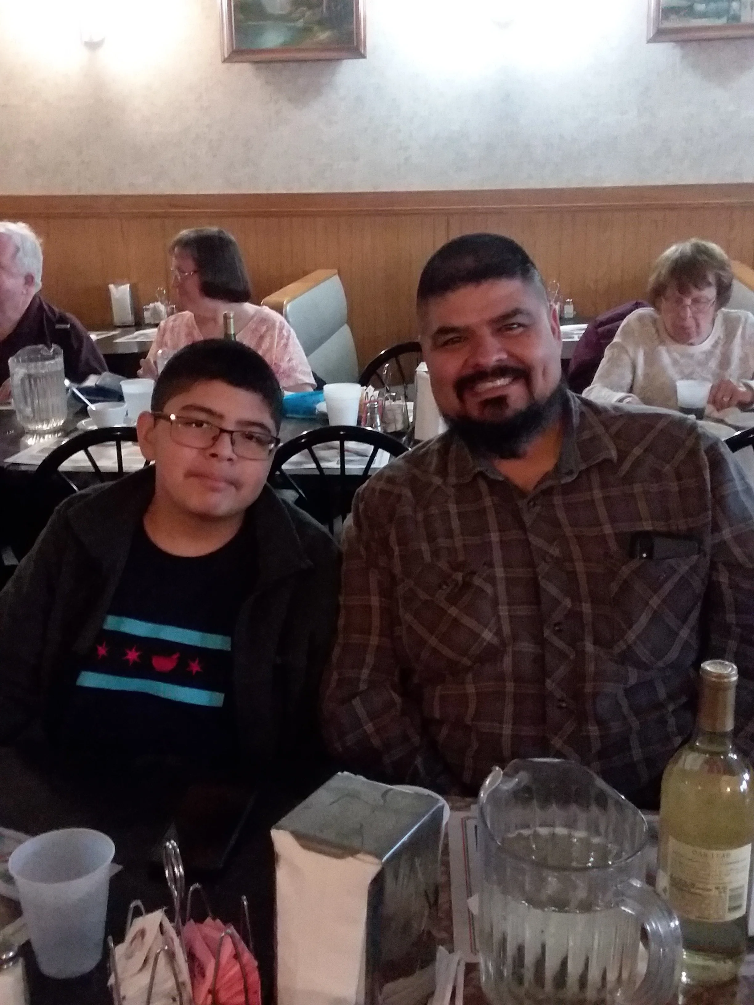 Victor and his Dad, Orlando (KD9EVC)