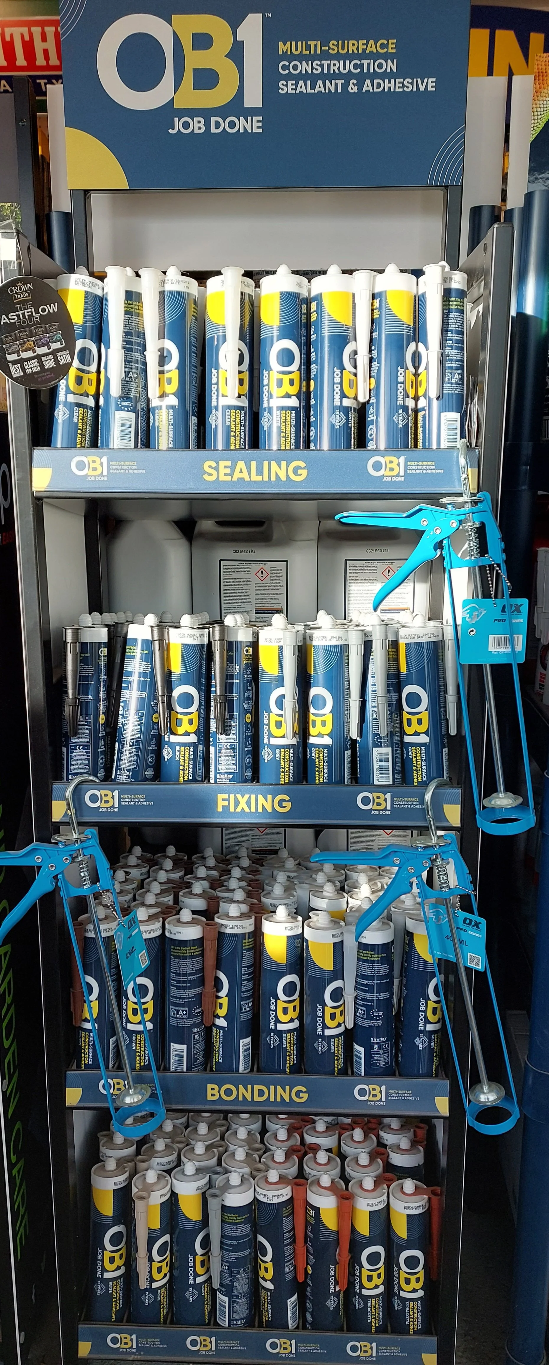  OB1 sealats and adhesives supplier in Barton, Cambridge 