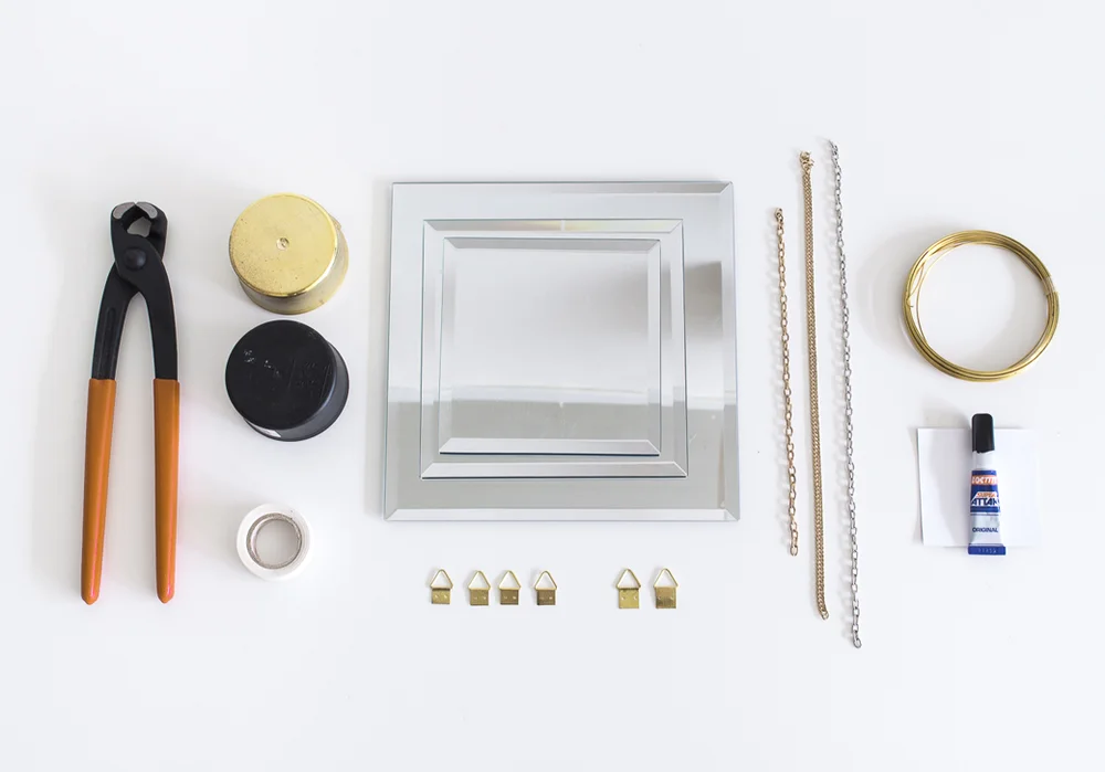 DIY Set of 3 Hanging Mirrors — decor8