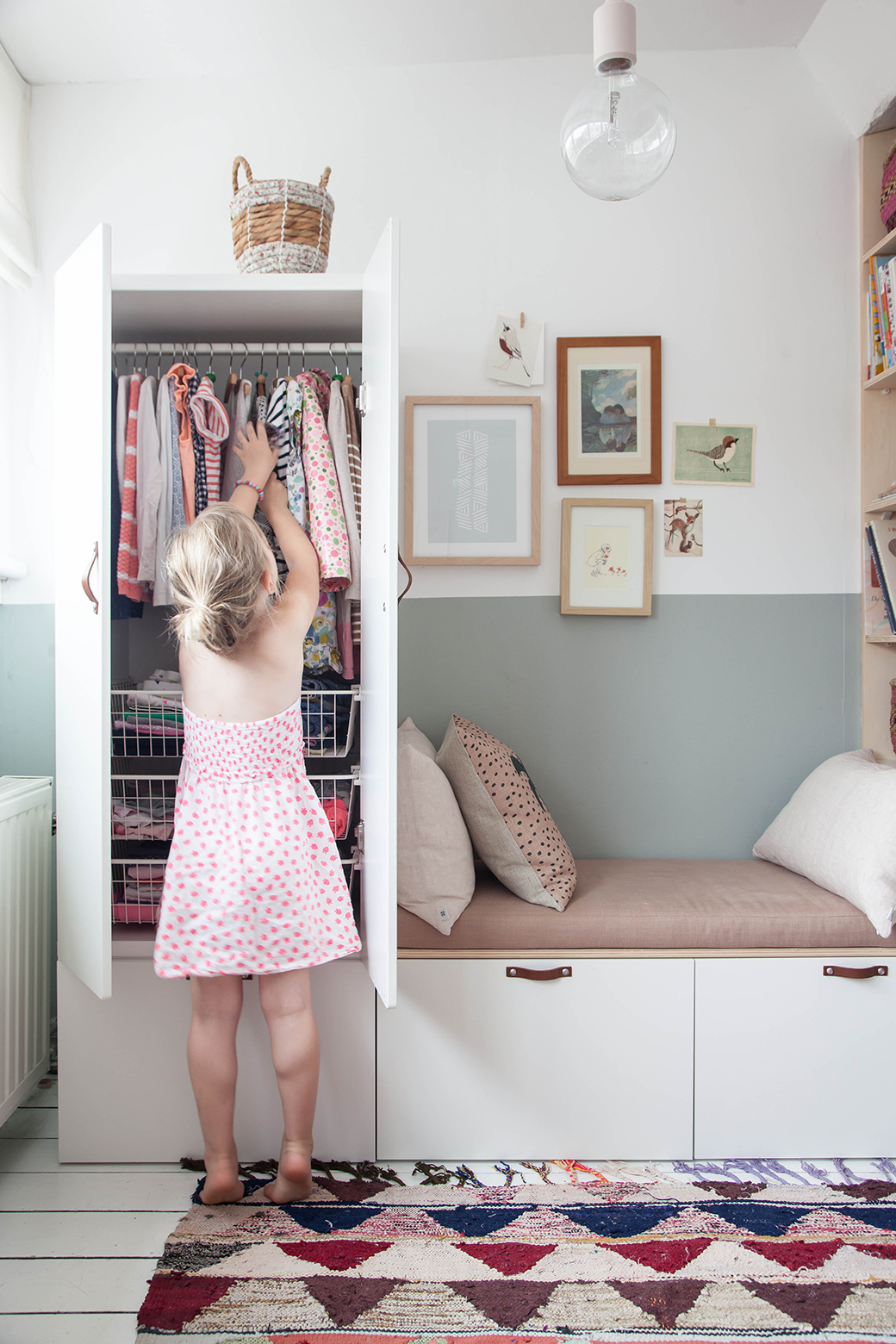 IKEA Wardrobe Hack In Charming Little Girl's Bedroom — decor8