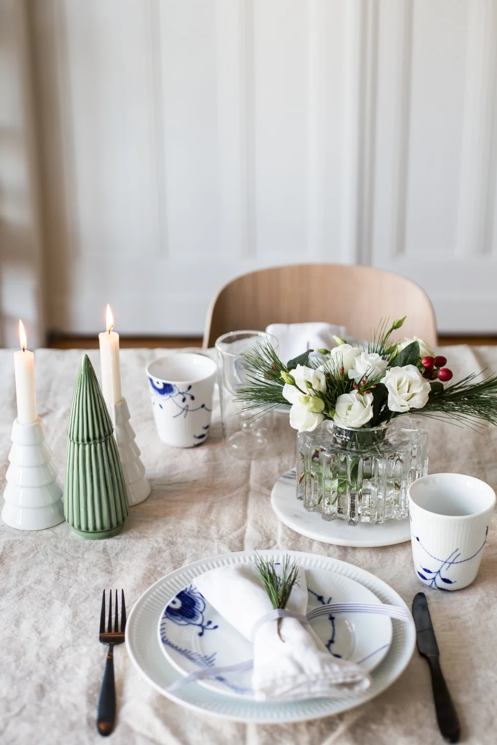 My Royal Copenhagen Holiday Table From Lothar John In Hannover Decor8