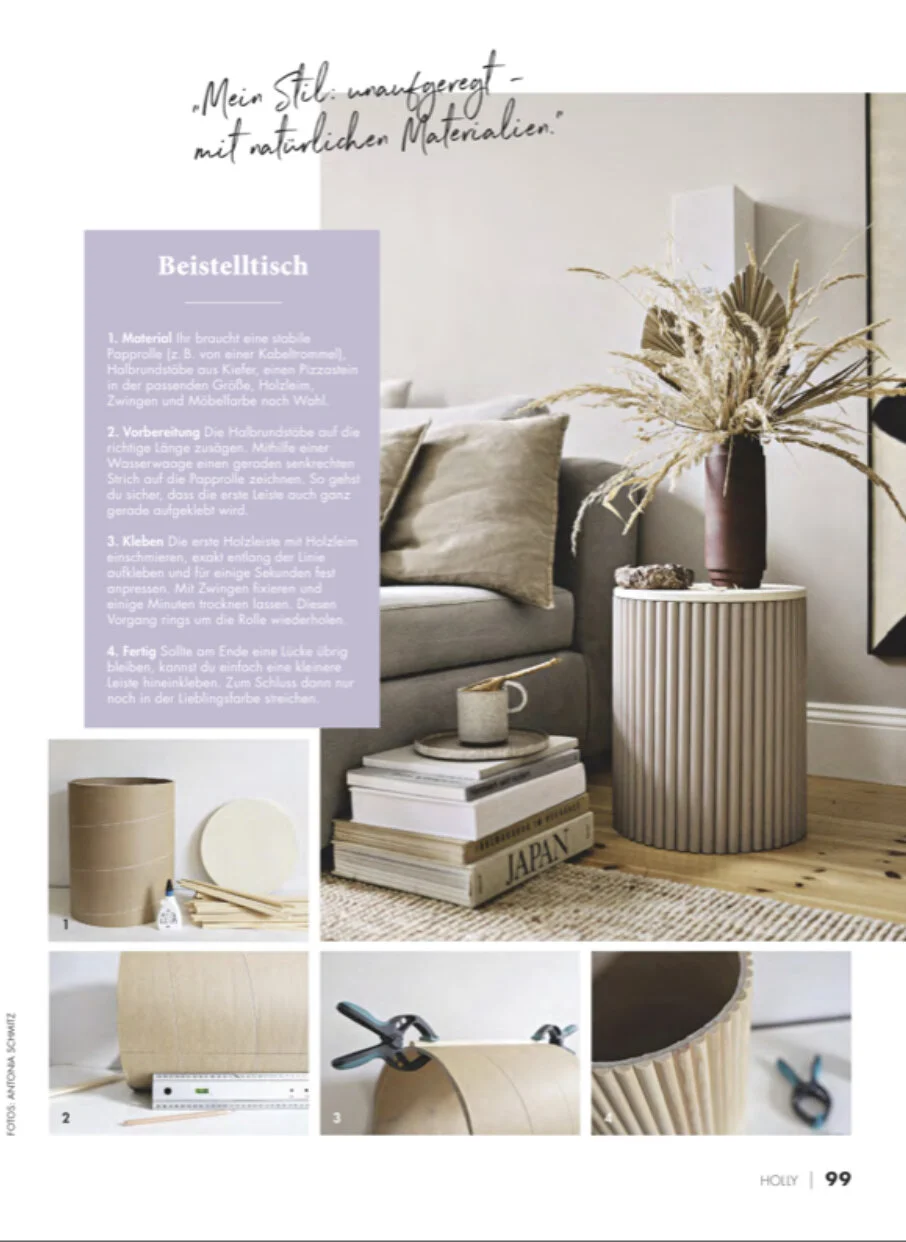 DIY Story with several lovely home projects from blogger friends
