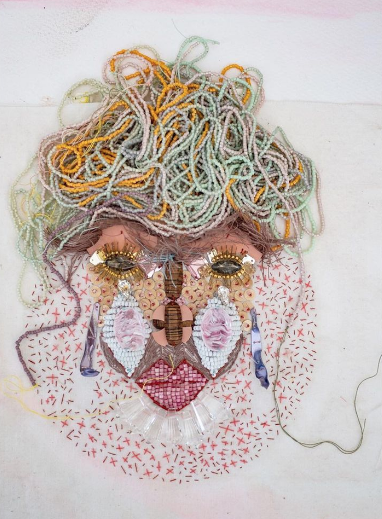 French Textile + Embroidery Artist Emma Cassi + Her Latest Work