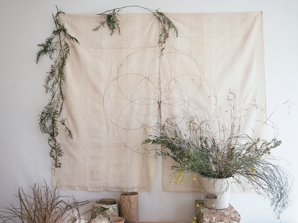 French Textile + Embroidery Artist Emma Cassi + Her Latest Work