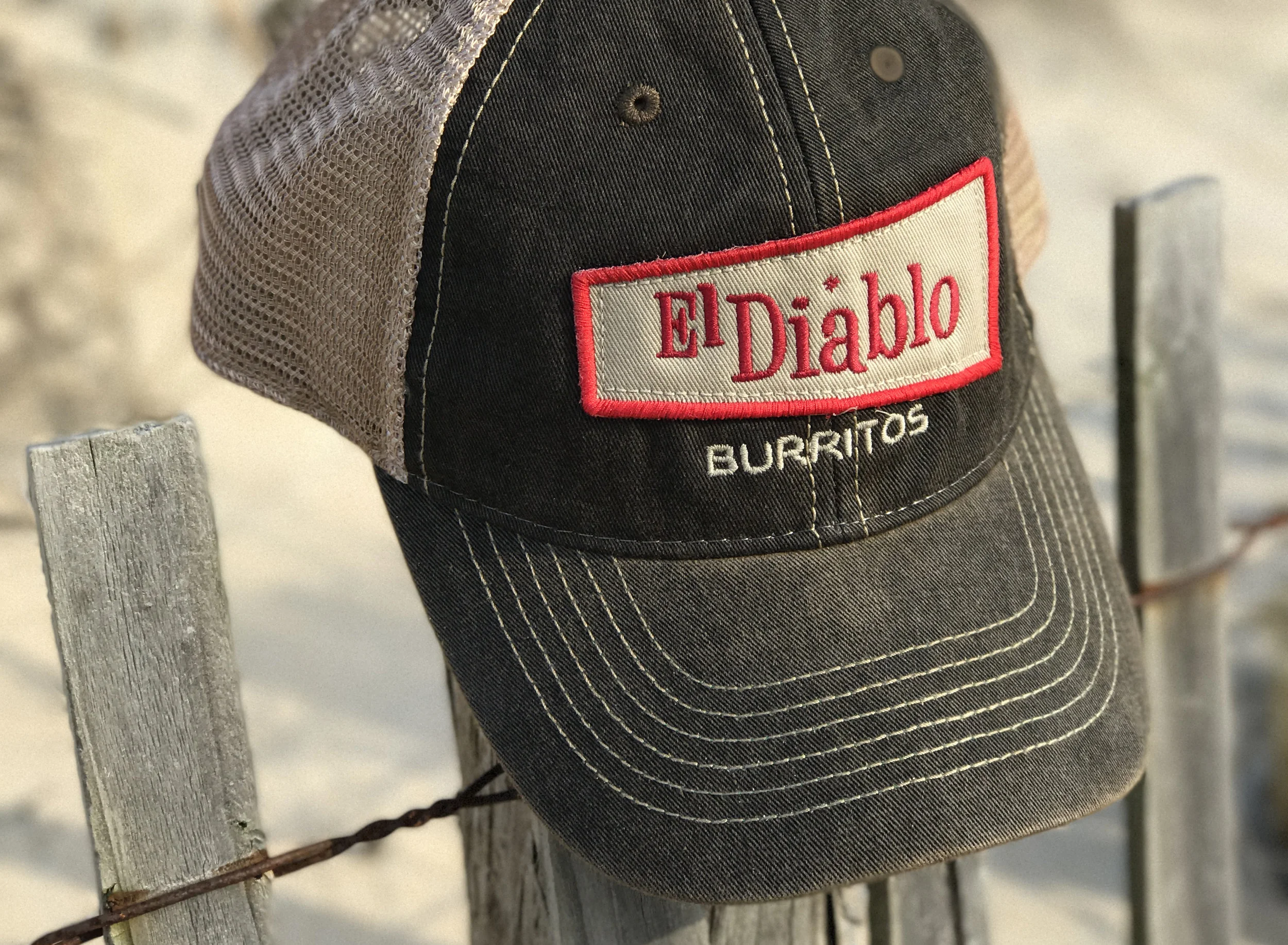 TAN PATCH Vintage Trucker