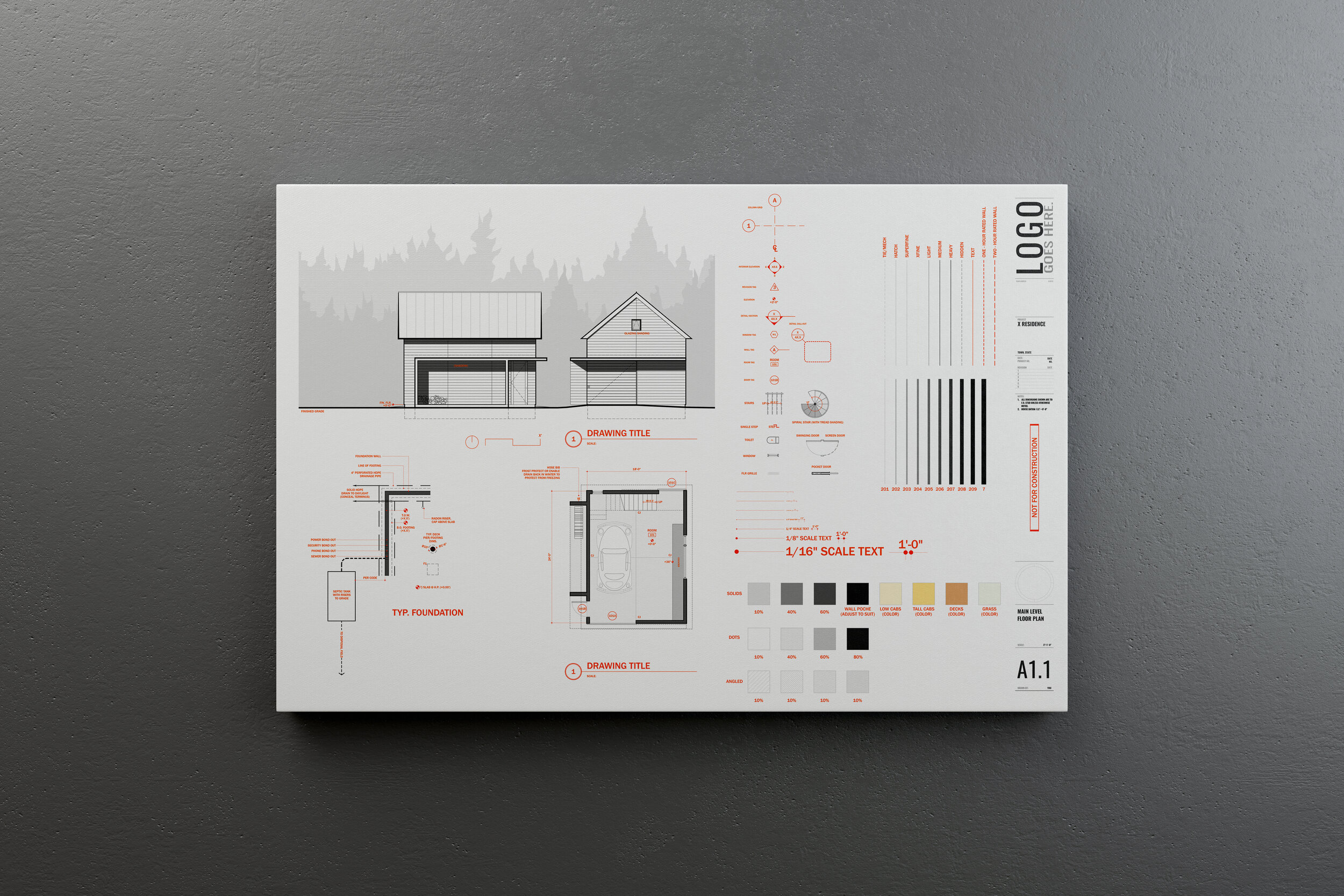 Architectural Drawing Templates