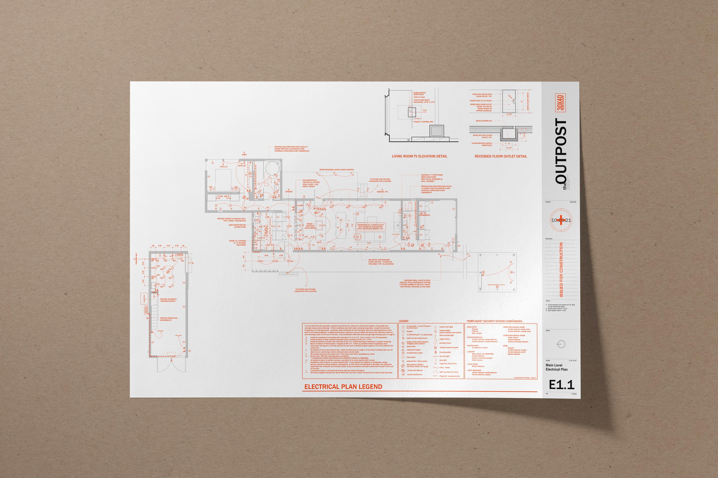 Lighting + Electrical Plan