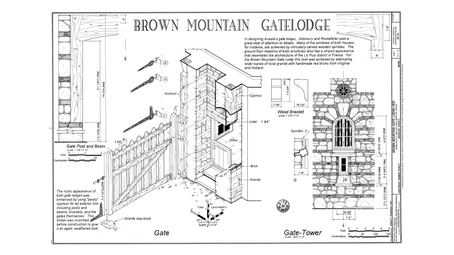 Brown Mtn. Gatelodge Details