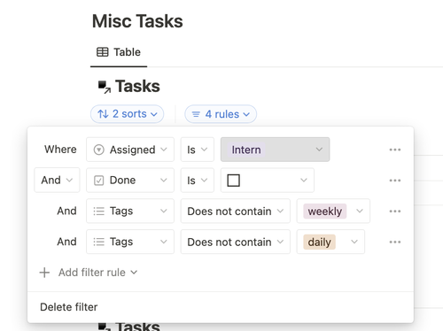 Notion Task Table Notion for Design Professionals | 30X40 Design Workshop