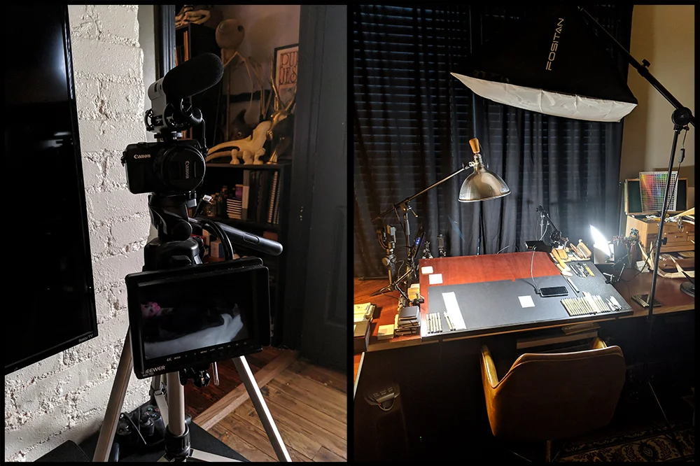 ….some of the new equipment and set-up