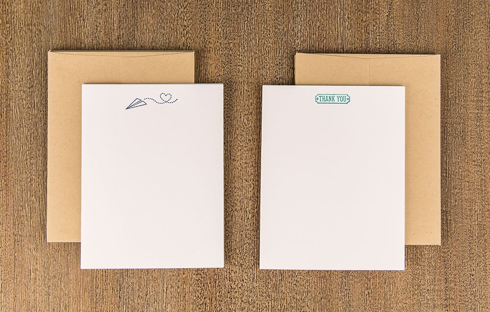 stationery and envelopes