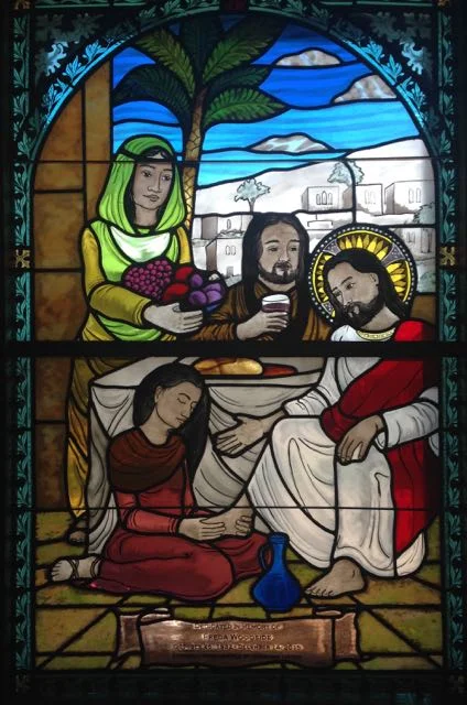 Mary and Martha of Bethany with Jesus