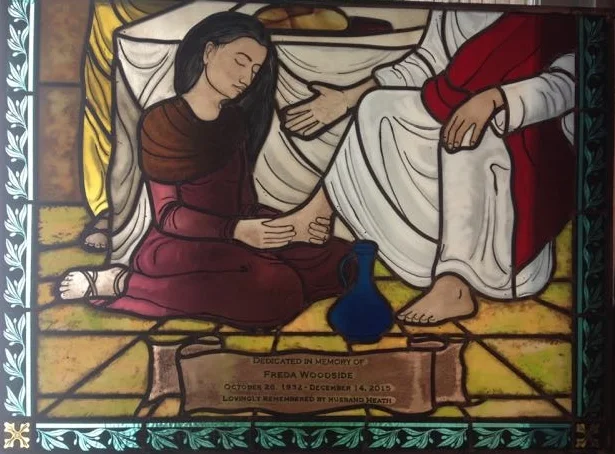 Detail from Mary and Martha of Bethany