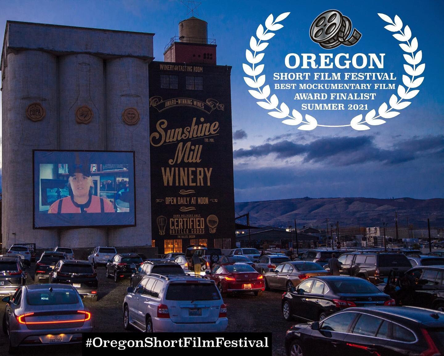 Always dreaming of a great #driveinmovie 😍🚗🎞🚀😍

We love making our return to the @oregon.short.film.festival and the @sunshinemillwinery ! This time with #Expedition37 !! Directed by and staring our very own @themaggiecolligan 

Thank you so muc