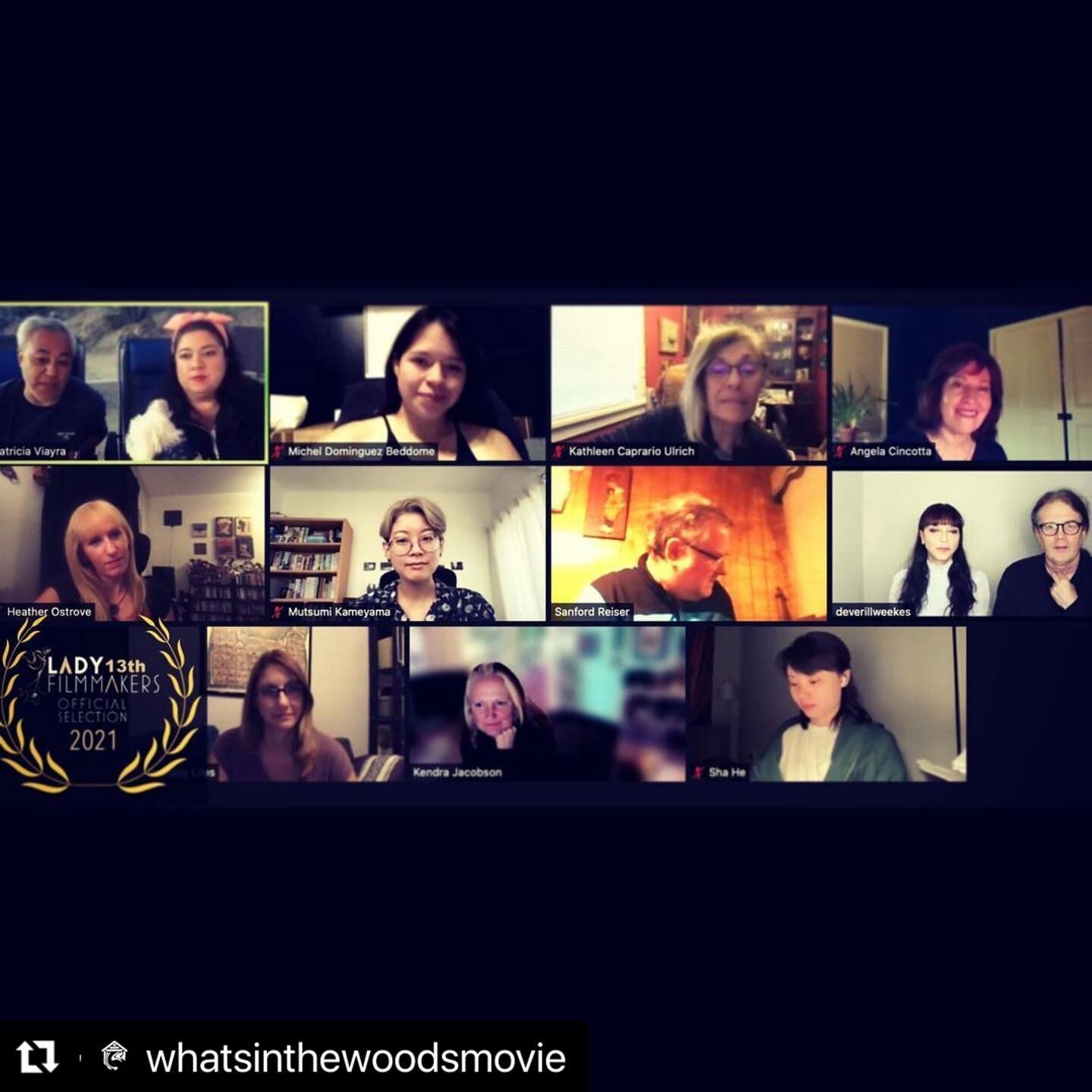 #Repost @whatsinthewoodsmovie with @make_repost
・・・
#happyfemalefilmmakerfriday !! 

We are absolutely obsessed with the @ladyfilmmakers community and we are so thankful that for the last couple of weeks we got to be a part of that. 

This is truly a