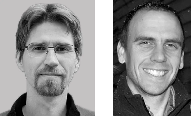 Maciej Maselko, Postdoctoral Scholar and Mike Smanski, Assistant Professor of Biochemistry in the Smanski Group at the University of Minnesota.