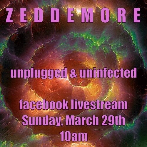 This Sunday we will be livestreaming an acoustic performance at 10am!
Wake up with Zeddemore and then head over to the Space Coast Quarantine Fest!