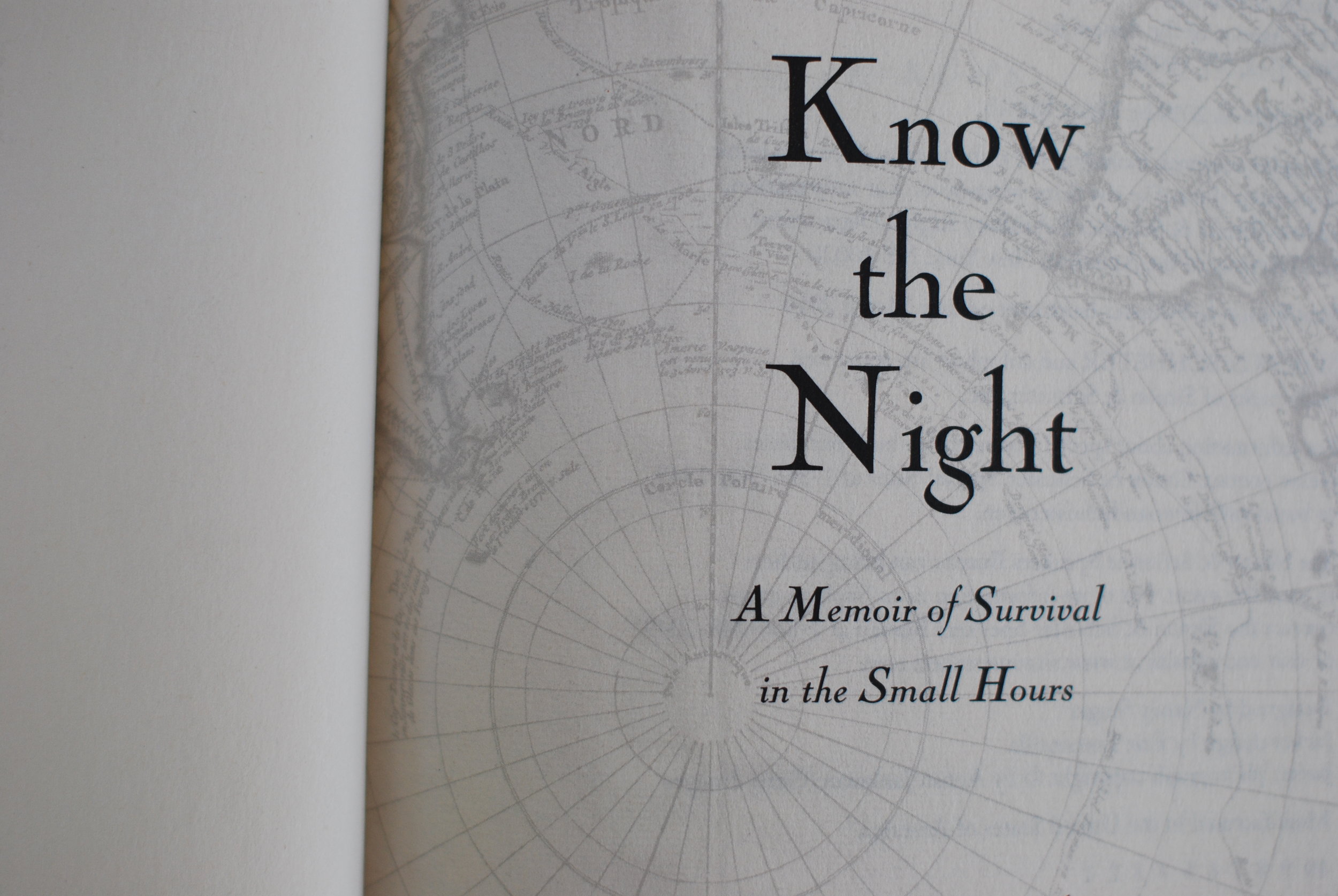 inside Know the Night by Maria Mutch