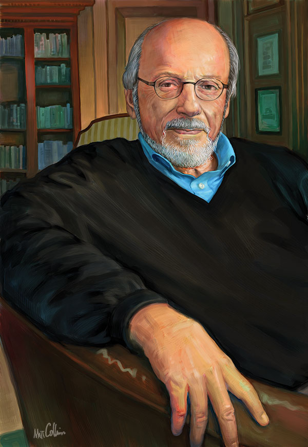 Portrait of E.L. Doctorow by Matt Collins