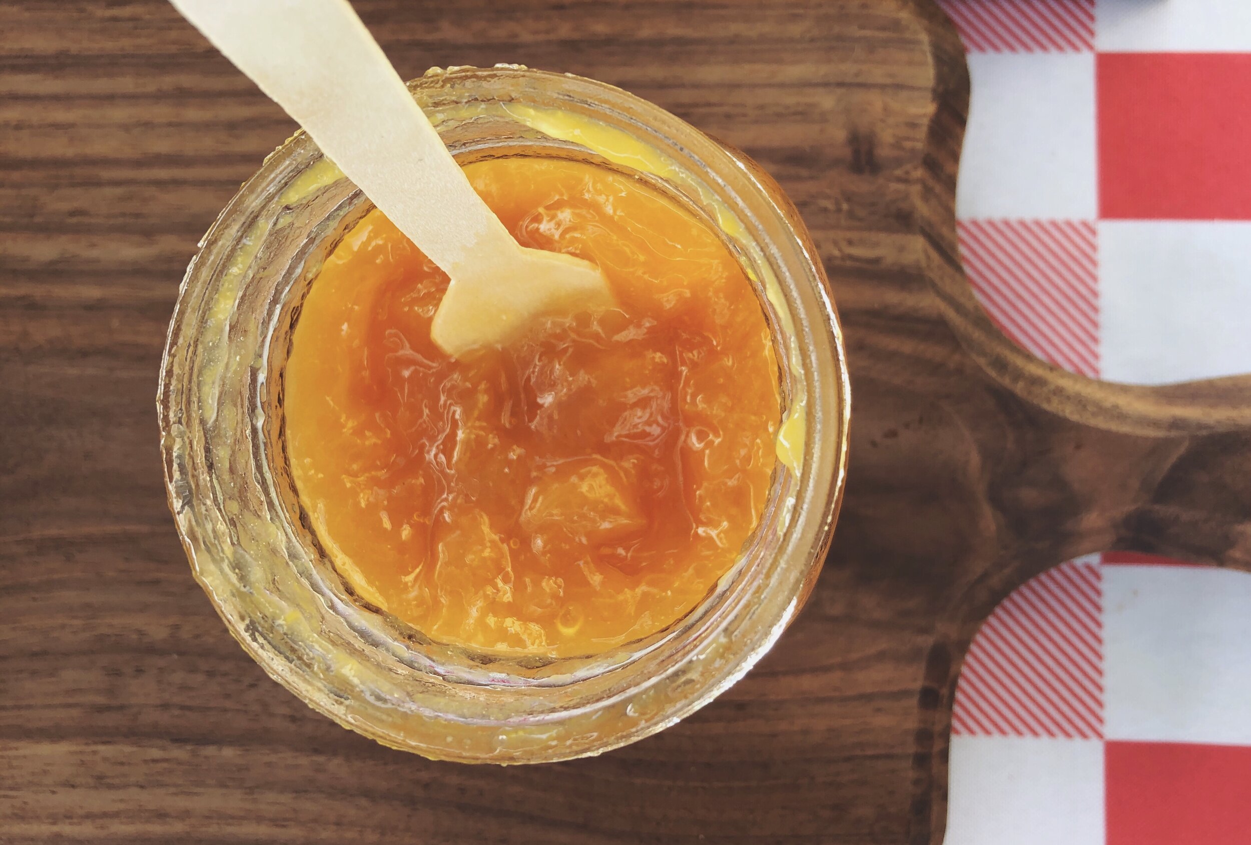 Peach Bourbon Vanilla Jam. Summer in a jar.