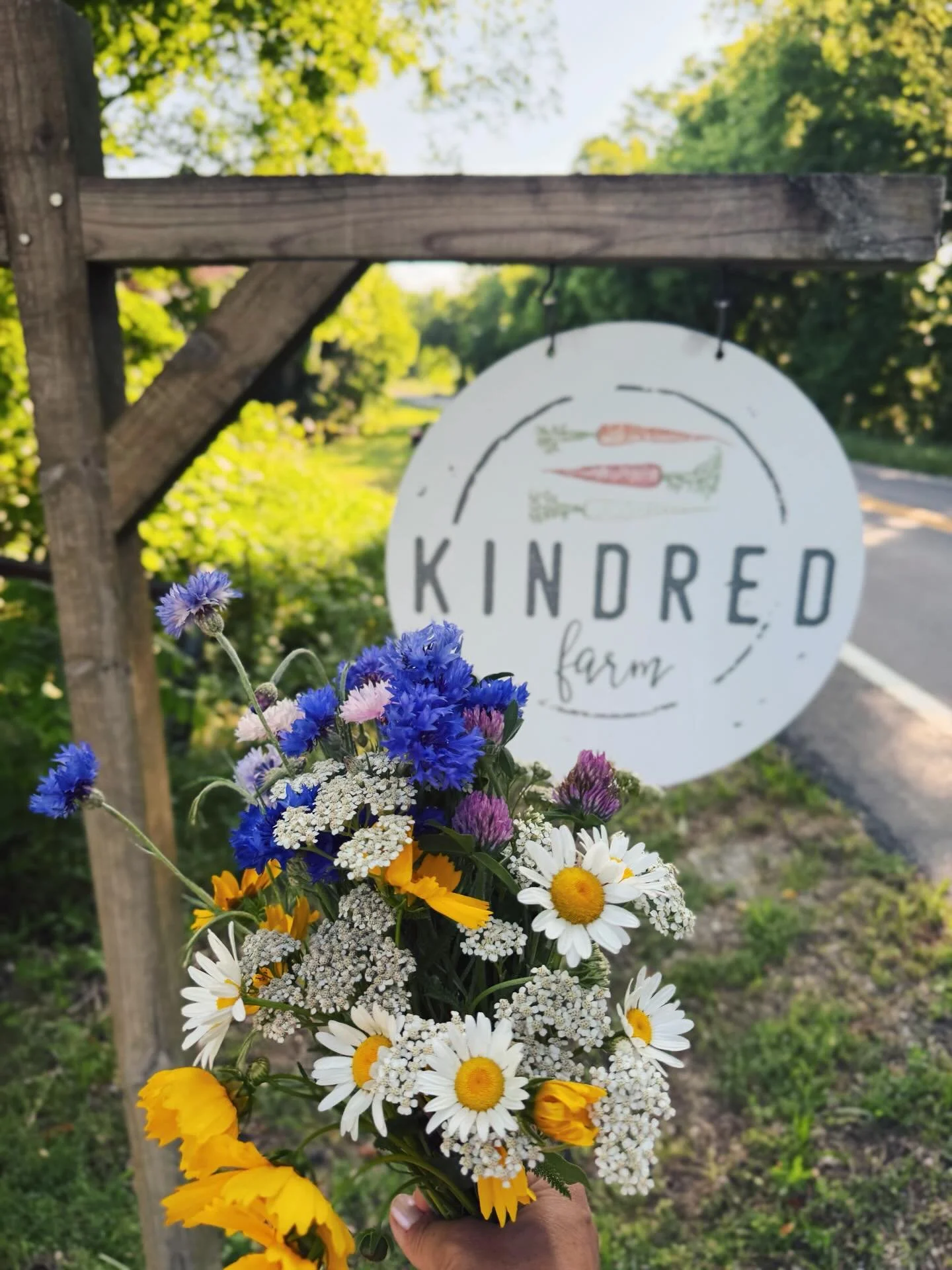 We&rsquo;re back open to the public this weekend - Friday, May 15th &amp; Saturday, May 16th! Come soak up this gorgeous spring season at our food experiences coming up. 

👉🏽 All event details at link in bio or thekindredfarm.com. 💚

#wildflowers&