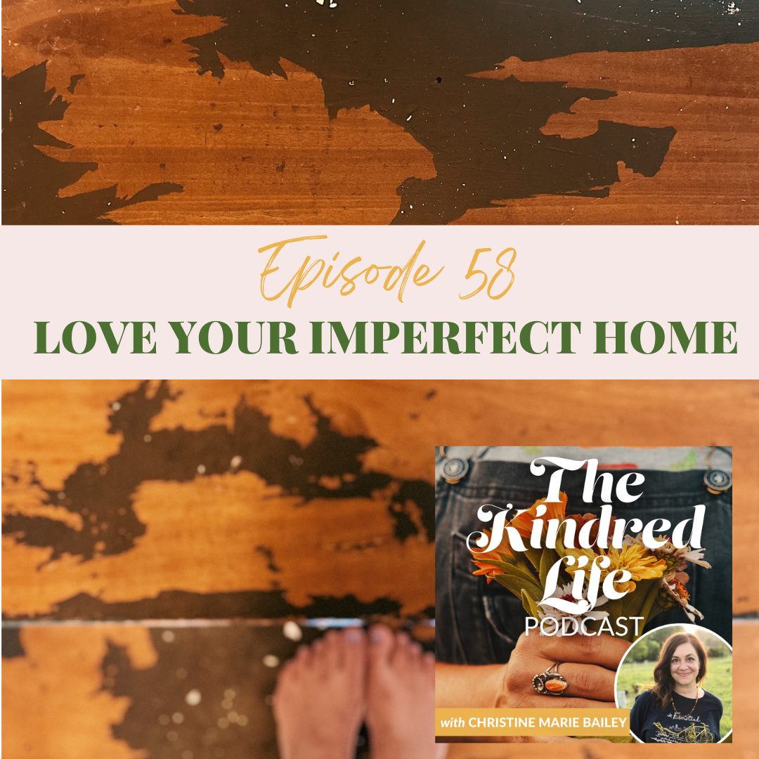 The Kindred Life Podcast Ep. 58: Love Your Imperfect Home — Christine ...