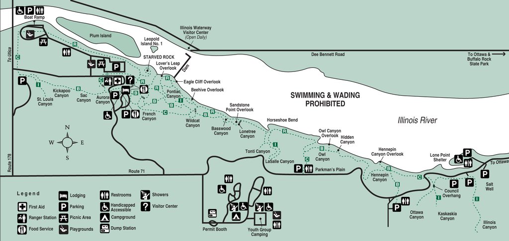 Starved Rock Trail Map