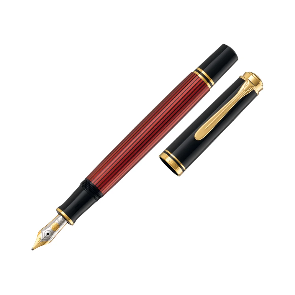 Pelikan Souverän 400 Fountain Pen M400 Black Red — Modern