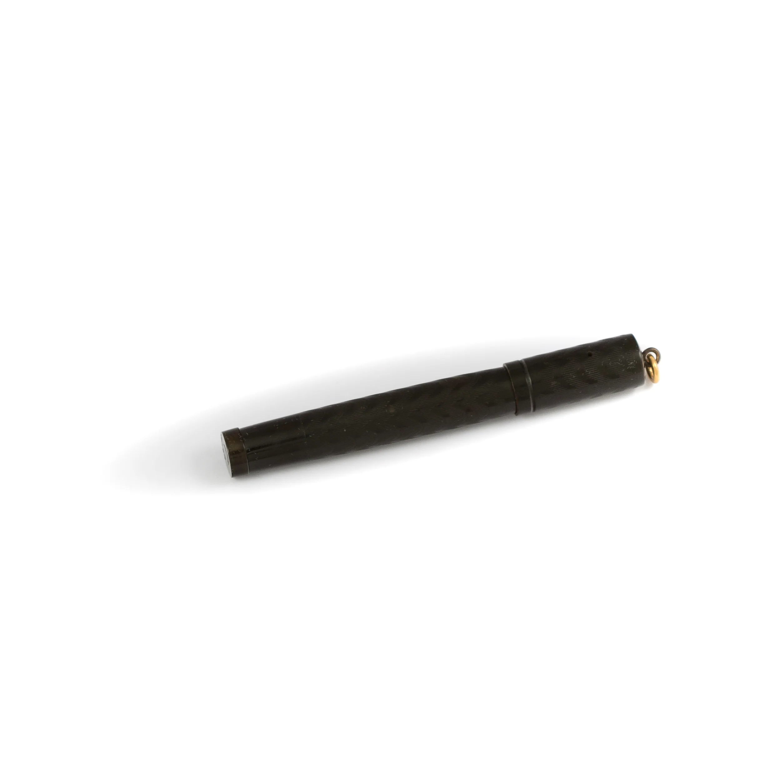 Waterman's 42 1/2 V- Hard Rubber Black Chased Fountain Pen