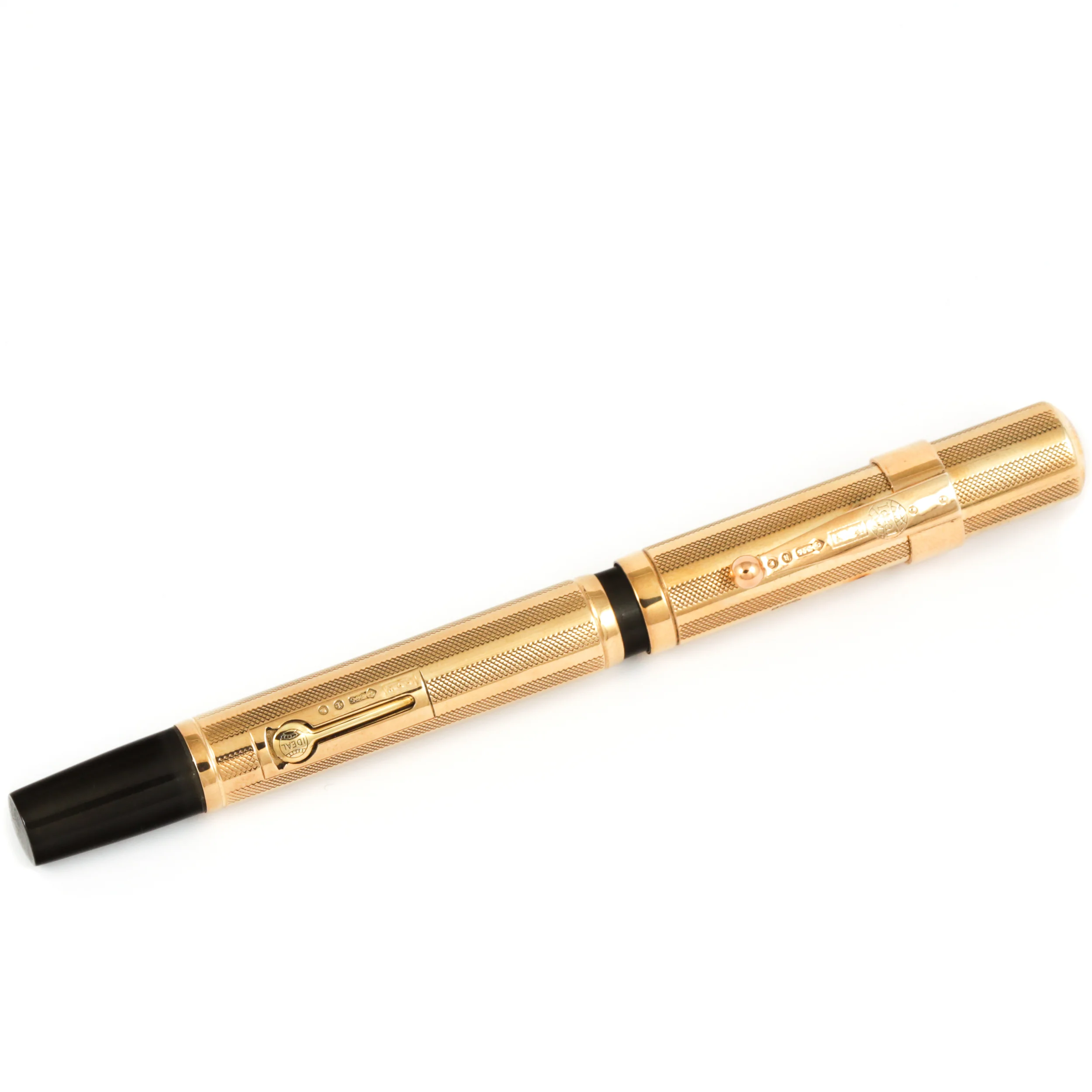 Waterman's Ideal 9ct Gold Barley Fountain Pen