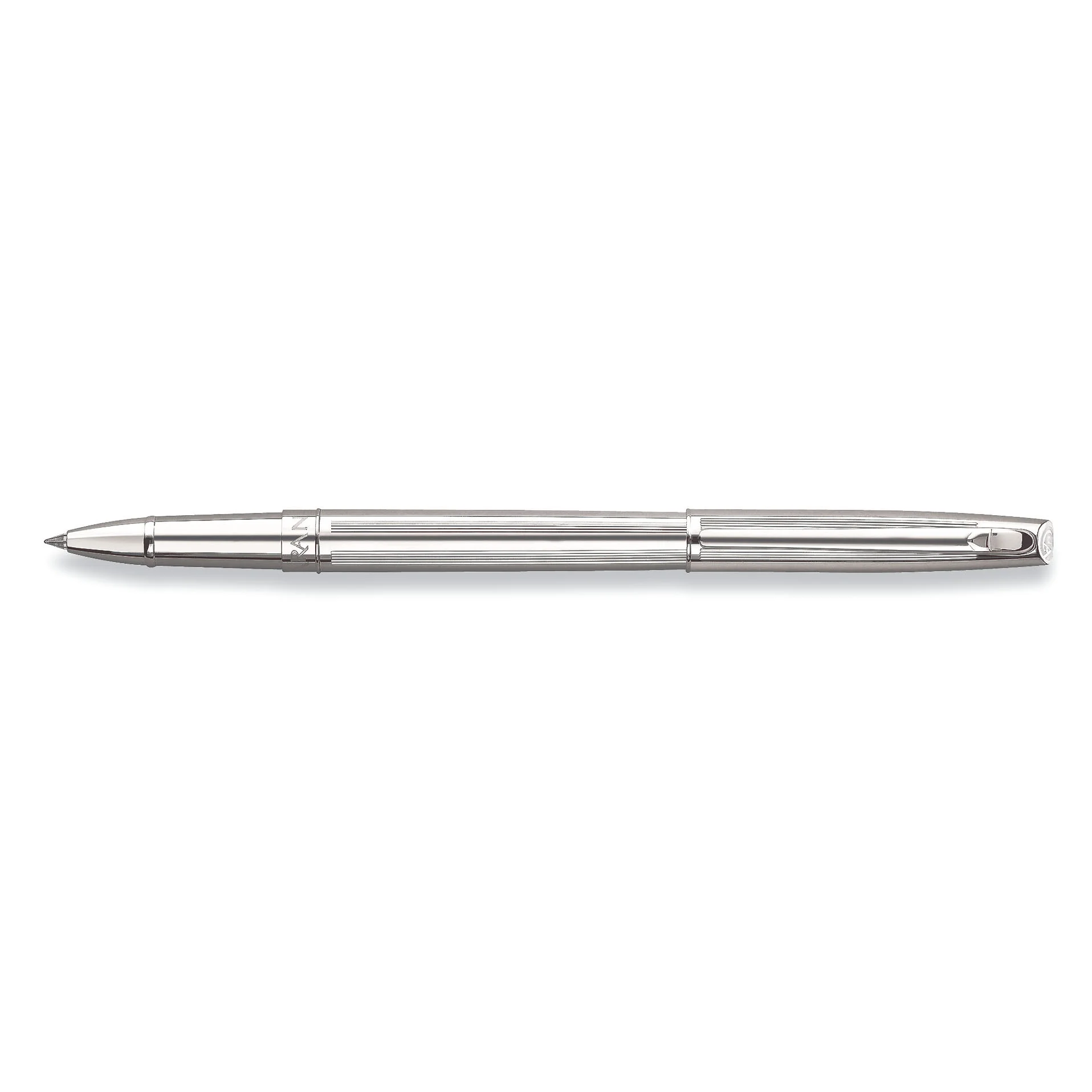 Caran D'Ache Madison "Ciselé" silver plated/rhodium coated Roller pen