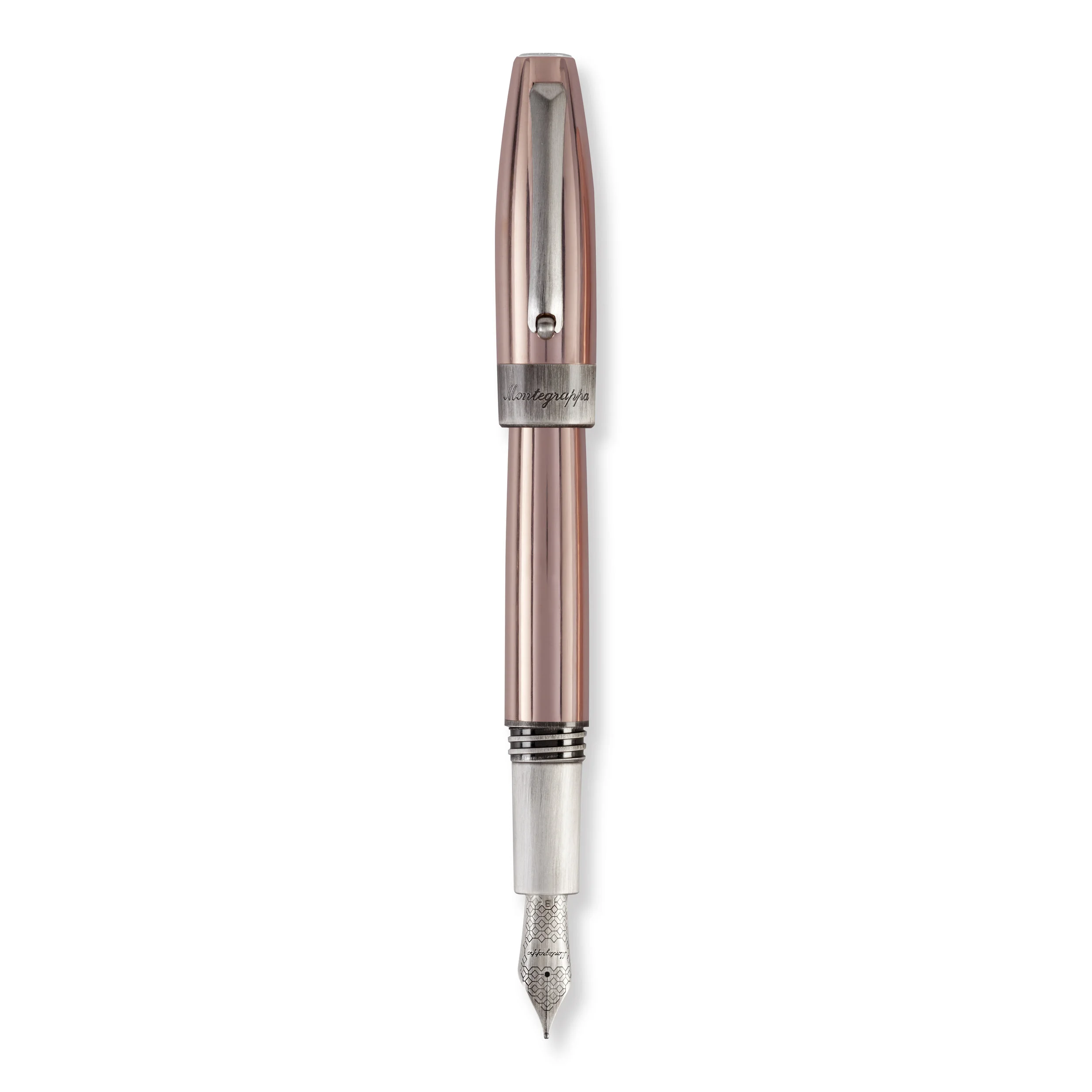 Montegrappa Mule Fountain Pen, Silver pl. & Copper
