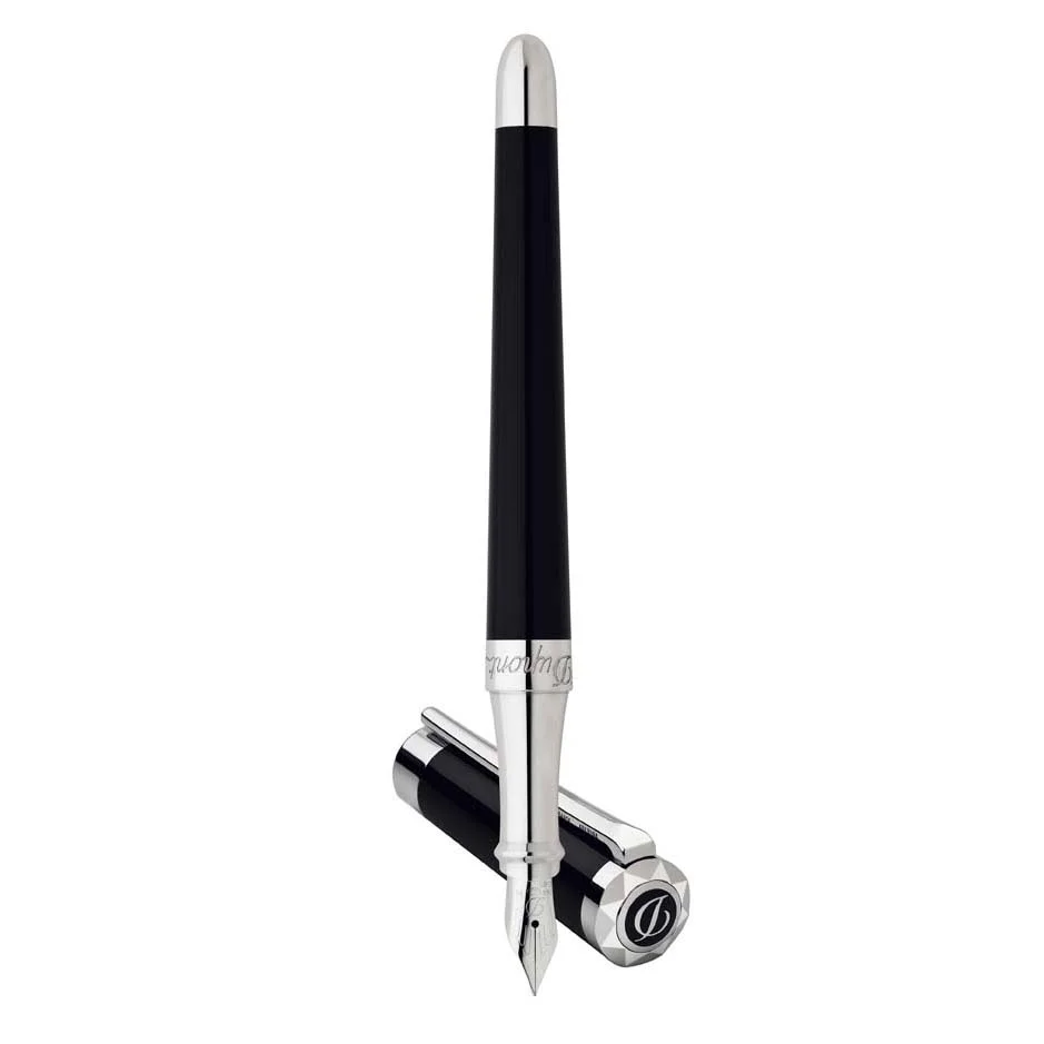 Liberte Black Lacquer Palladium Finish Fountain Pen
