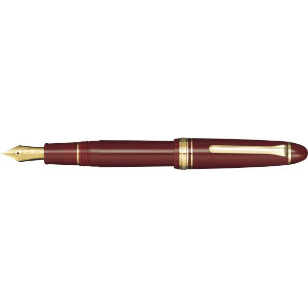 Sailor 1911 Large Maroon Gold Trim Fountain Pen