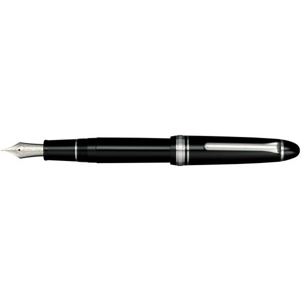 Sailor 1911 Large Black Silver Trim Fountain Pen