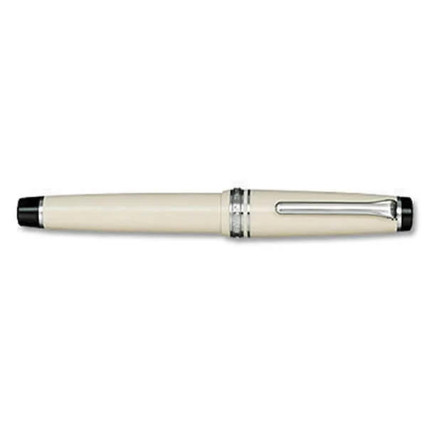 Sailor Professional Gear Ivory Silver Trim Fountain Pen