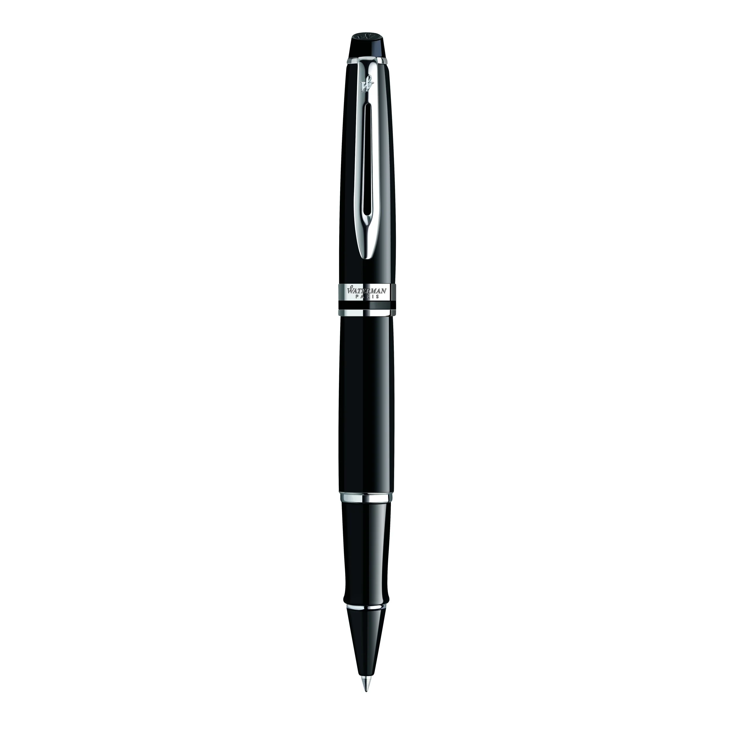 Waterman Expert Black Chrome Trim Rollerball