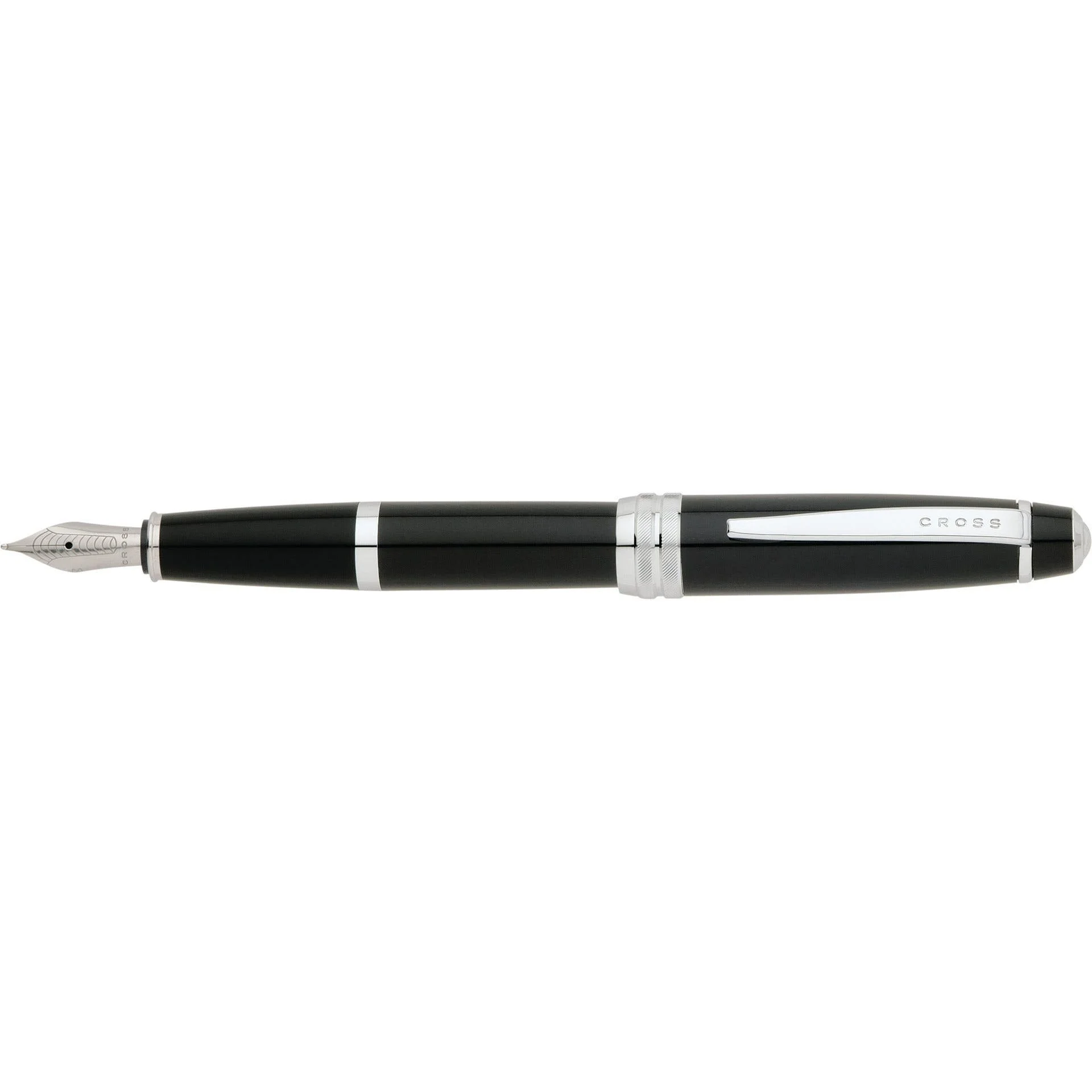 Bailey Black Lacquer Fountain Pen -Medium