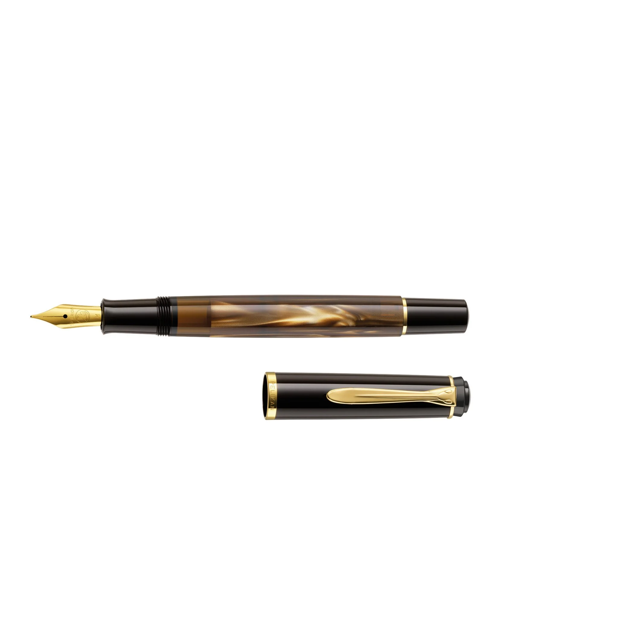 Füllhalter Classic 200 Braun-Marmoriert, Schaft und Kappe getrennt-FH_Braun_Marmoriert_Schaft_und_Kappe_getrennt_Final_20cm_BDB-highres.jpg