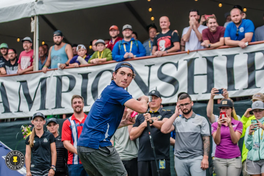 Kevin Jones at the 2017 USDGC (Photo via Disc Golf World Tour )